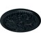 Ekena Millwork Swindon Ceiling Medallion (Fits Canopies up to 2 7/8"), Hnd-Painted Night Shade, 16 7/8"OD x 1 1/2"P CM16SWNSF - alternate 3